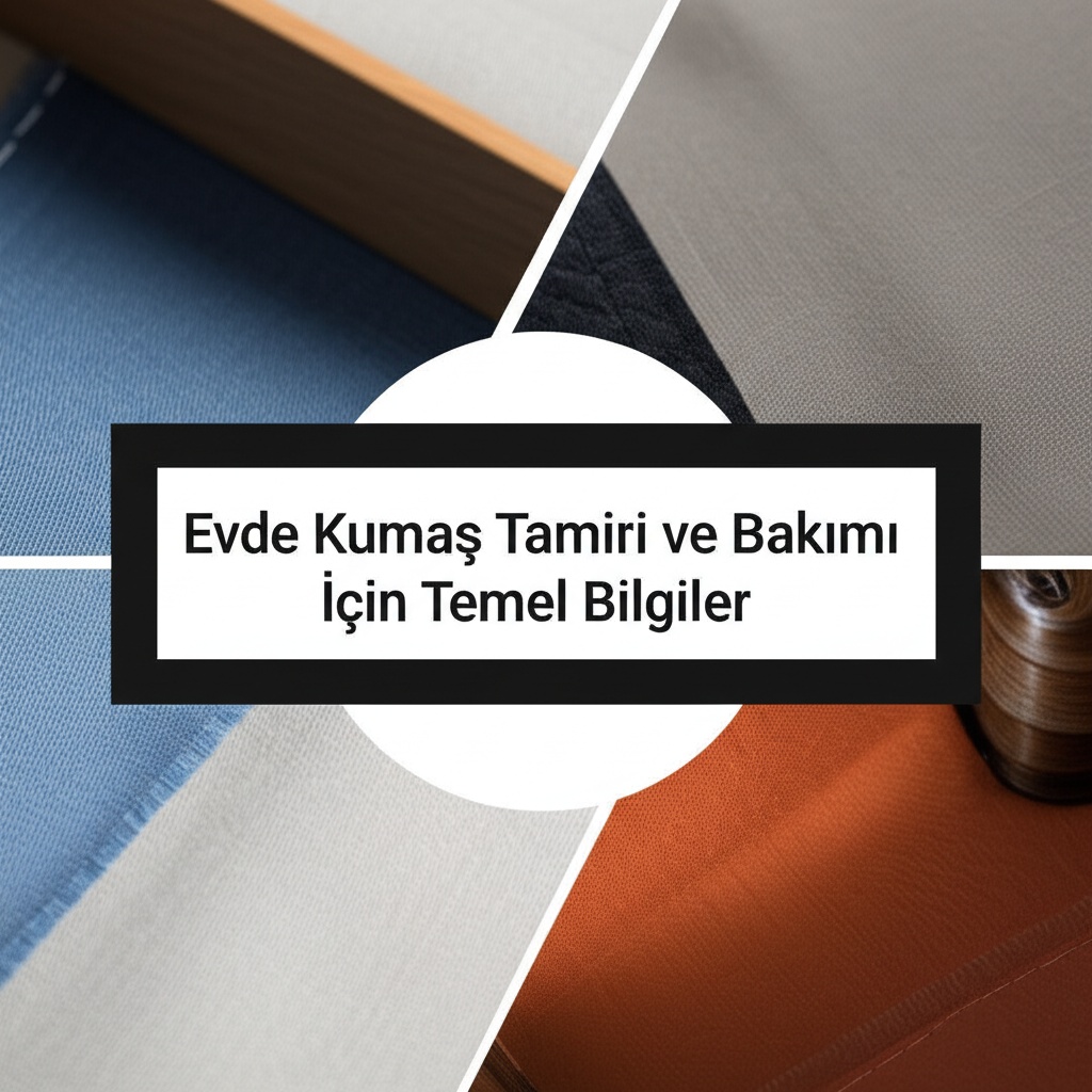Evde Kumaş Tamiri ve Bakımı İçin Temel Bilgiler