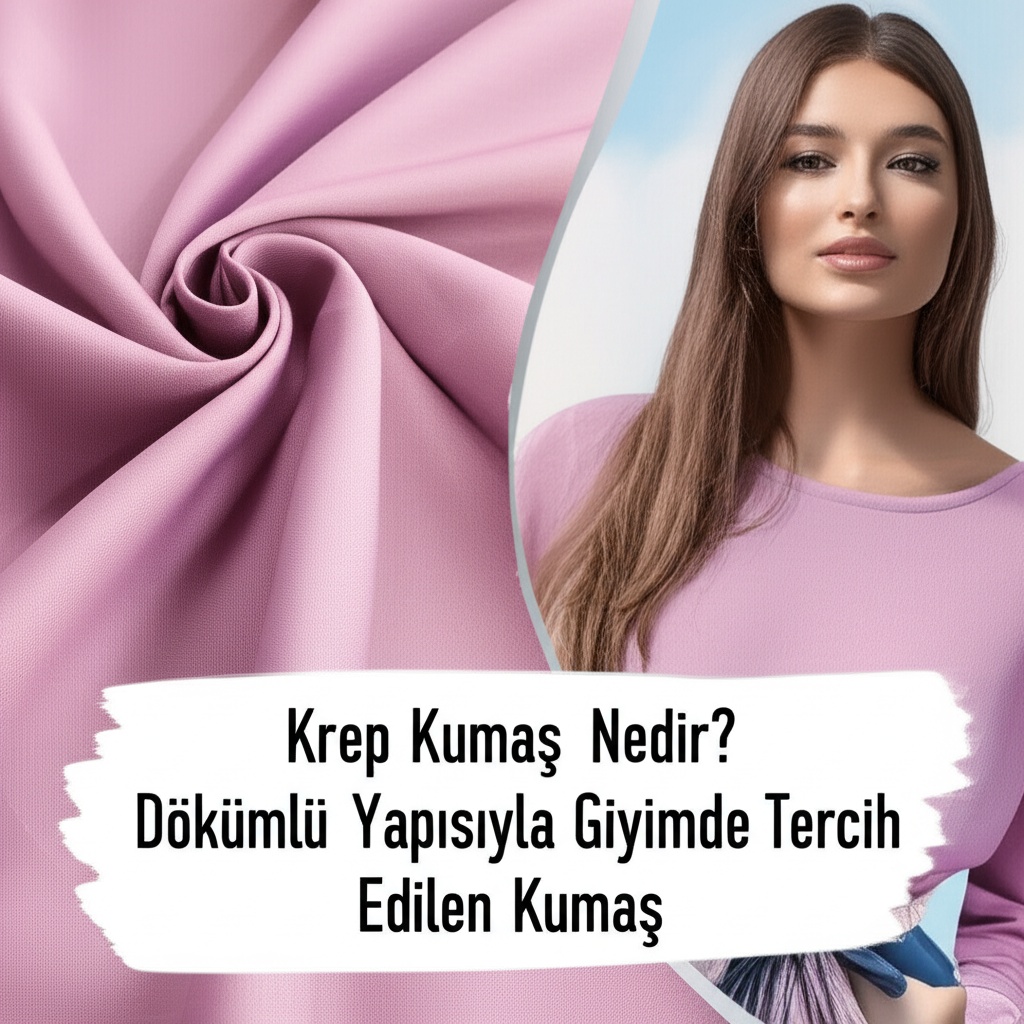 Krep Kumaş Nedir? Dökümlü Yapısıyla Giyimde Tercih Edilen Kumaş