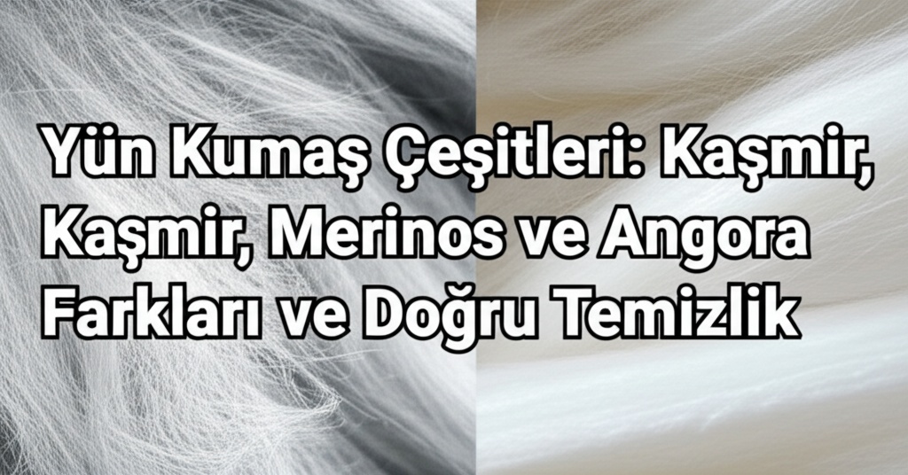Yün Kumaş Çeşitleri: Kaşmir, Merinos ve Angora Farkları ve Doğru Temizlik